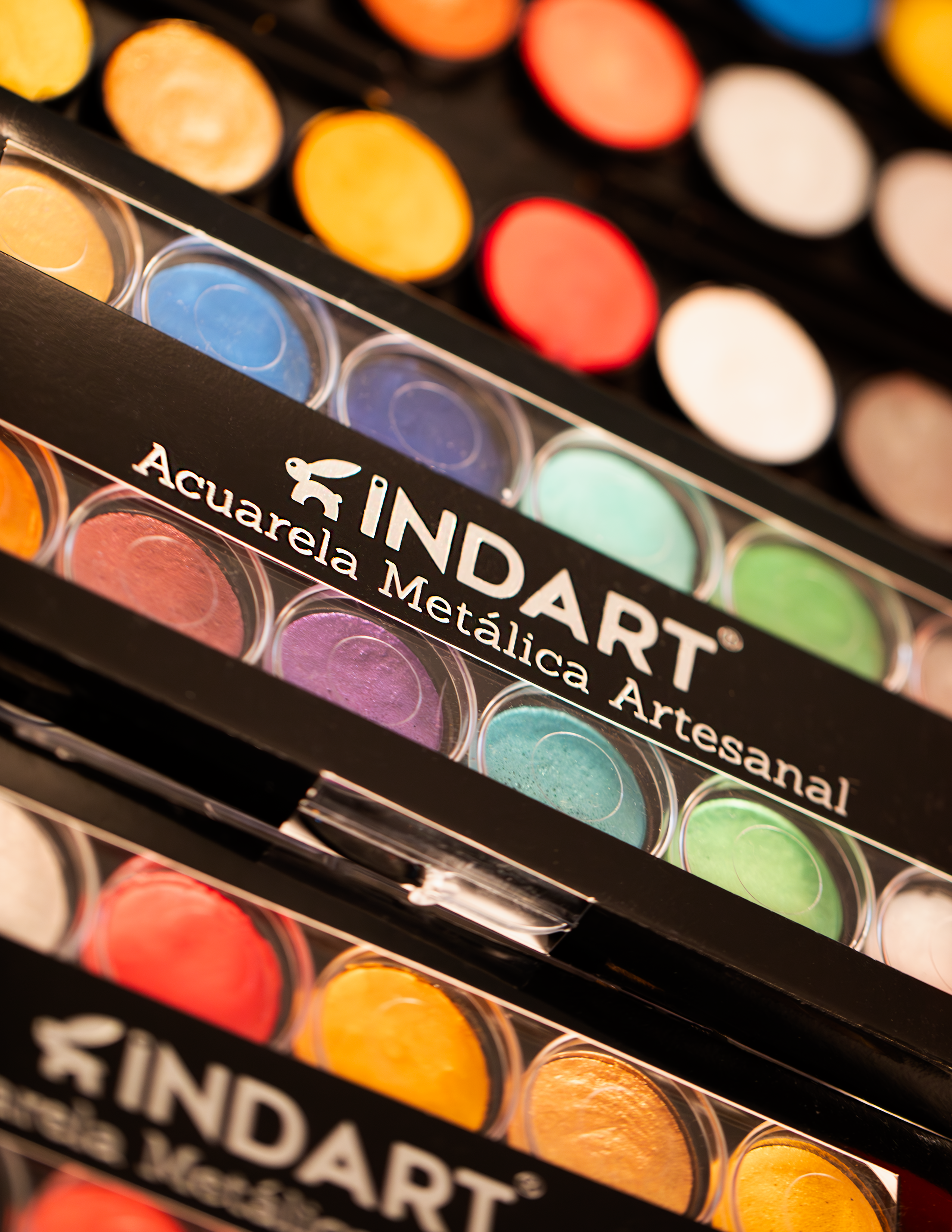 Acuarelas Metálicas Artesanales