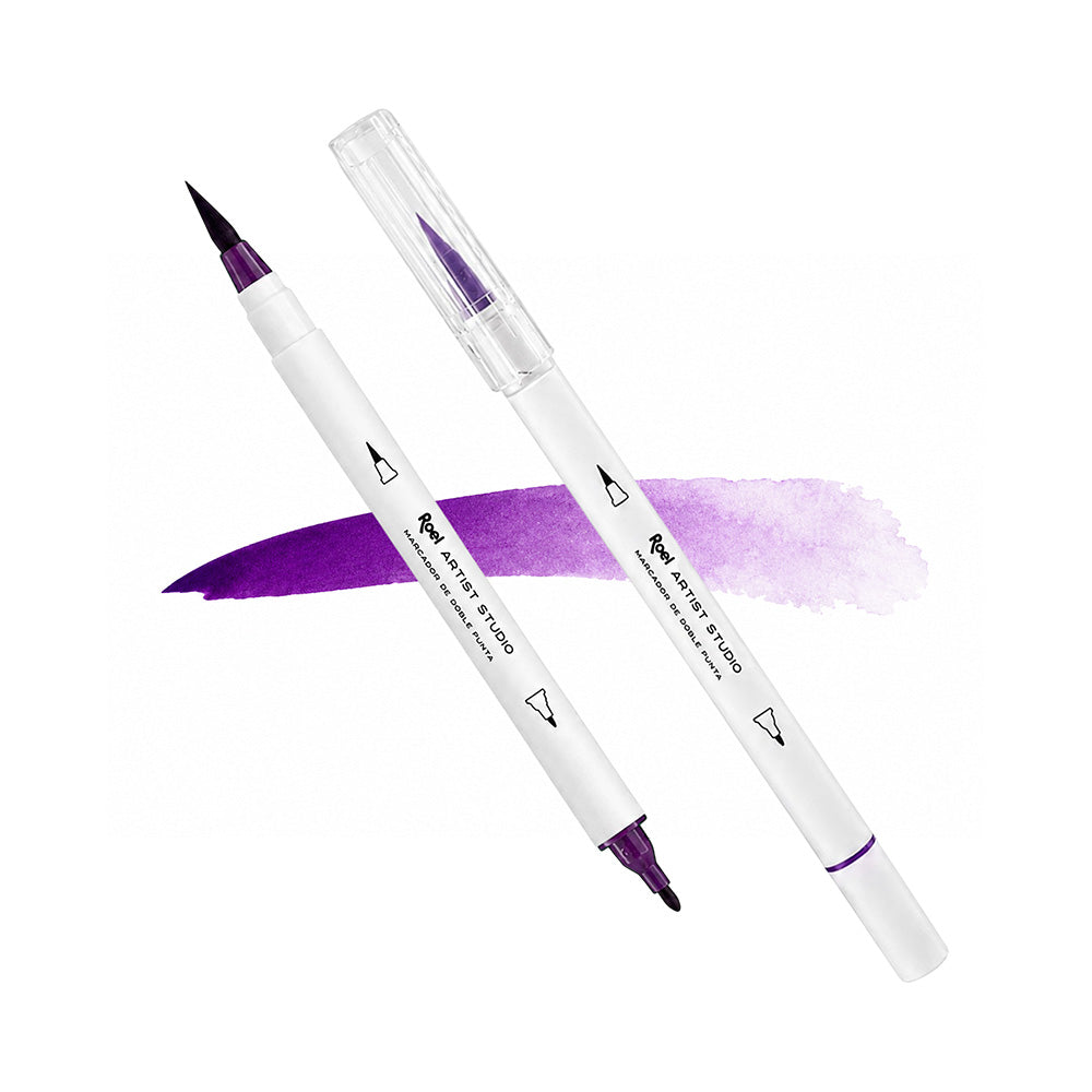 Marcadores Acuarelables de Doble Punta Roel Artist Studio – Set de 10