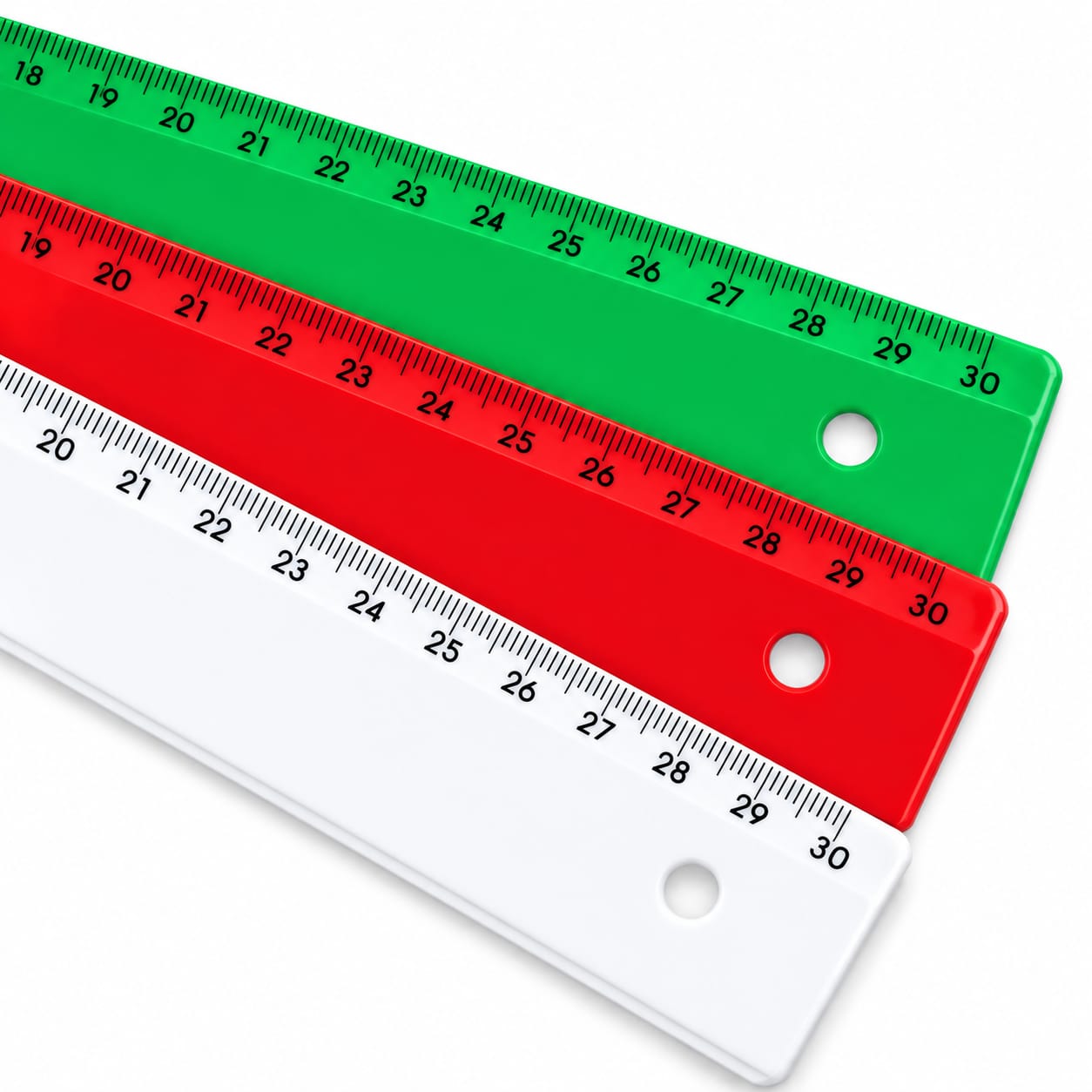 Regla de Plástico Roel 30 cm (1 pieza)