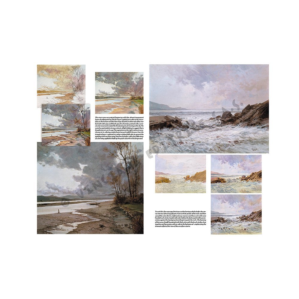 Libro Colección, Leonardo Vinciana, Paisajes No.17