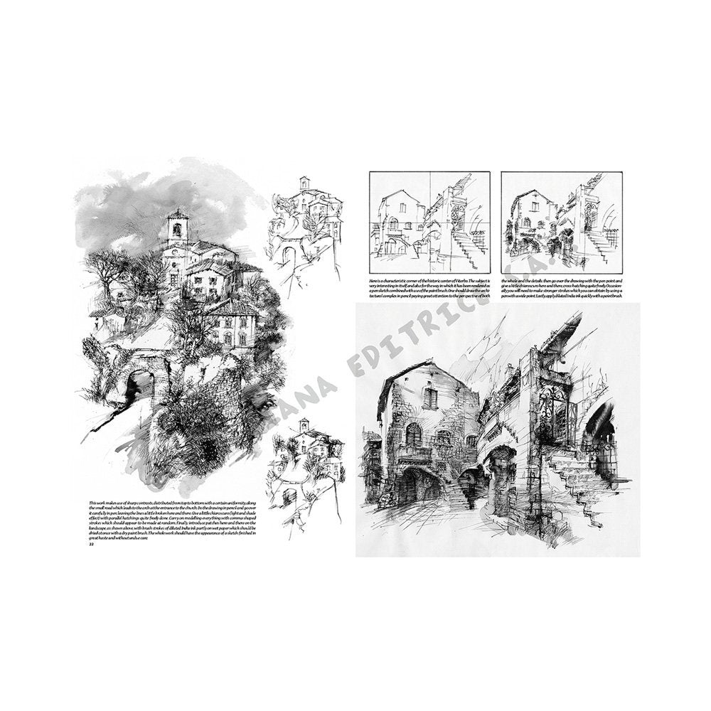 Libro Colección, Leonardo Vinciana, Paisajes No.18