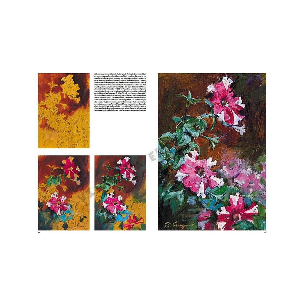 Libro Colección, Leonardo Vinciana, Flores No.23