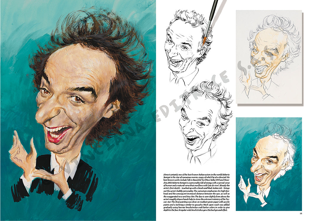 Libro Colección, Leonardo Vinciana, Caricaturas No.36