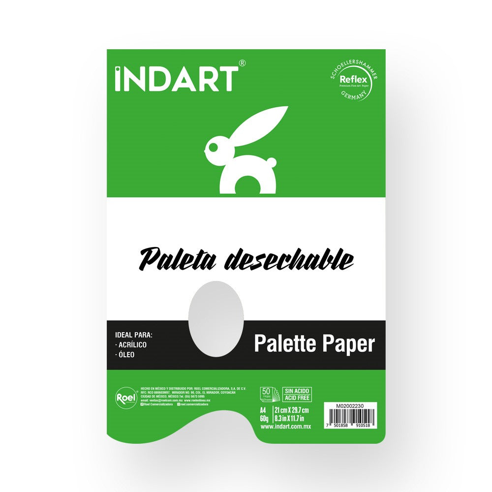 Block Paleta Desechable 50 Hojas