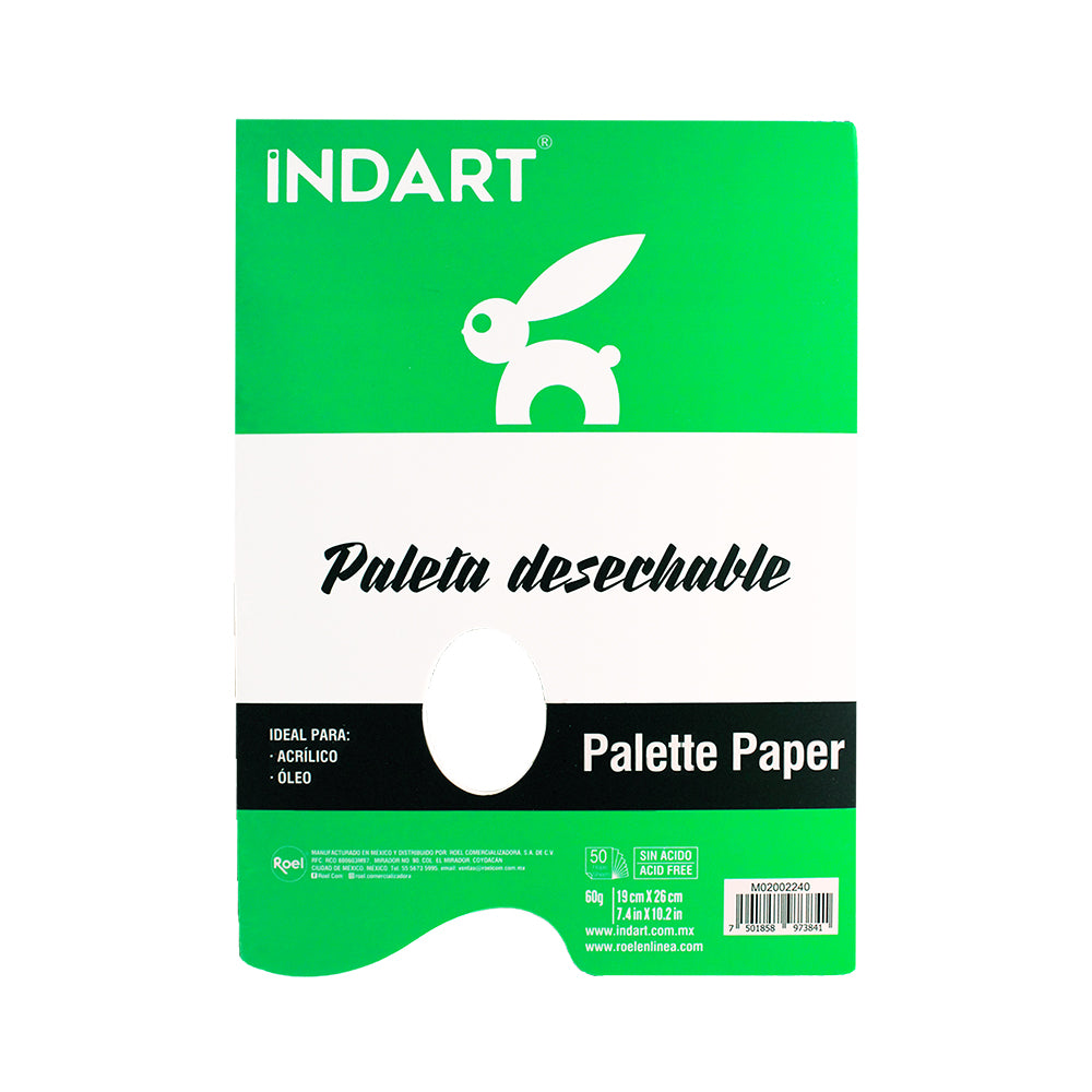 Block Paleta Desechable 50 Hojas