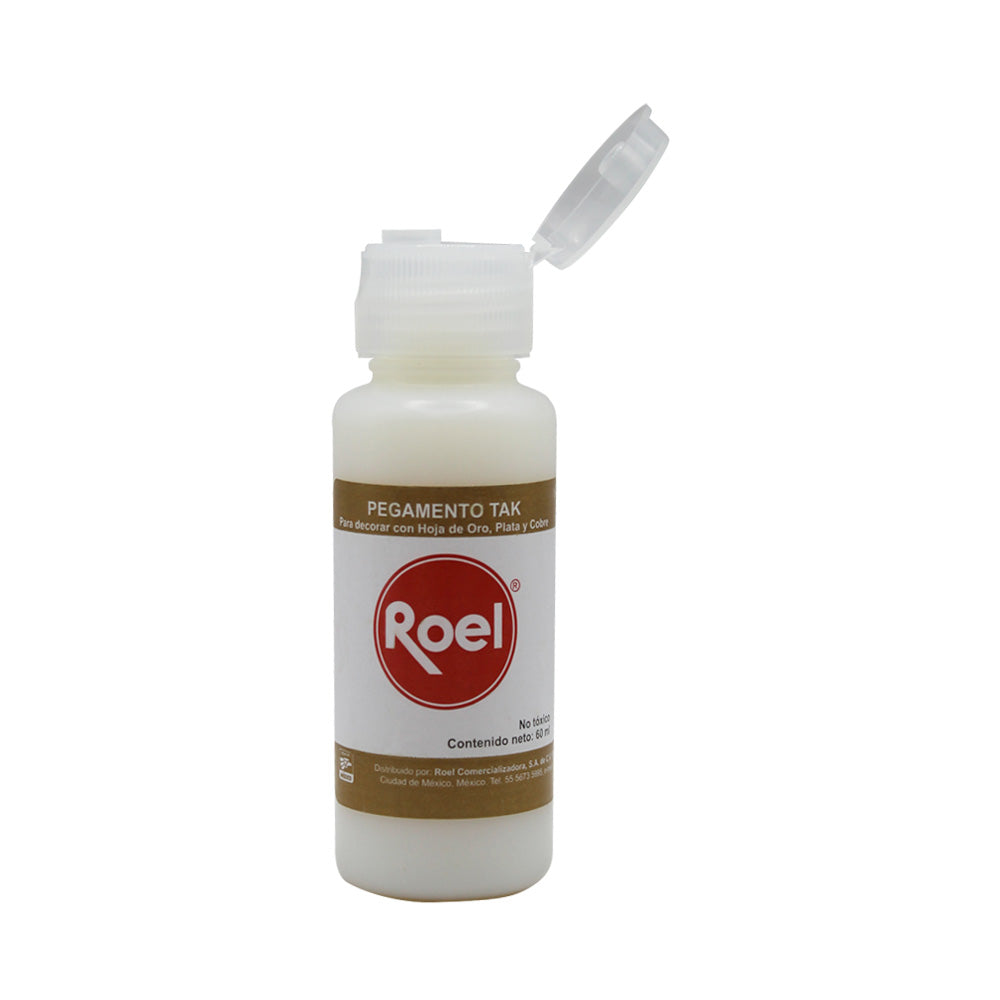 Pegamento Tak Para Hoja de Oro, Plata, Cobre y Foil Con 60ml