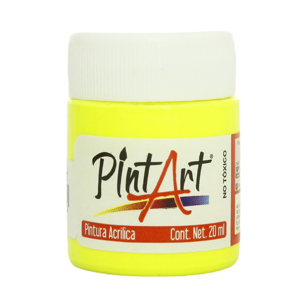 Pintura Acrílica Fluorescente PintArt Estudiante 20ml