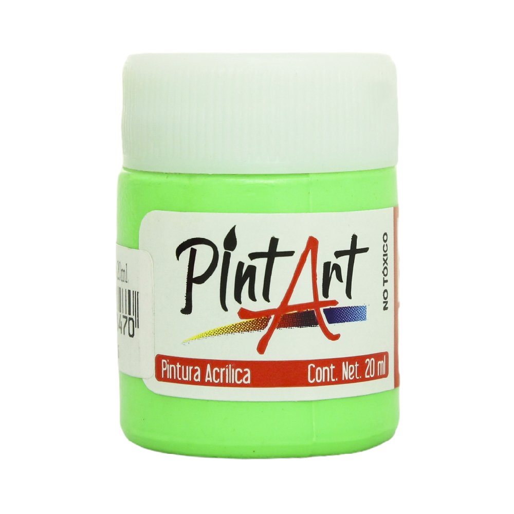 Pintura Acrílica Fluorescente PintArt Estudiante 20ml
