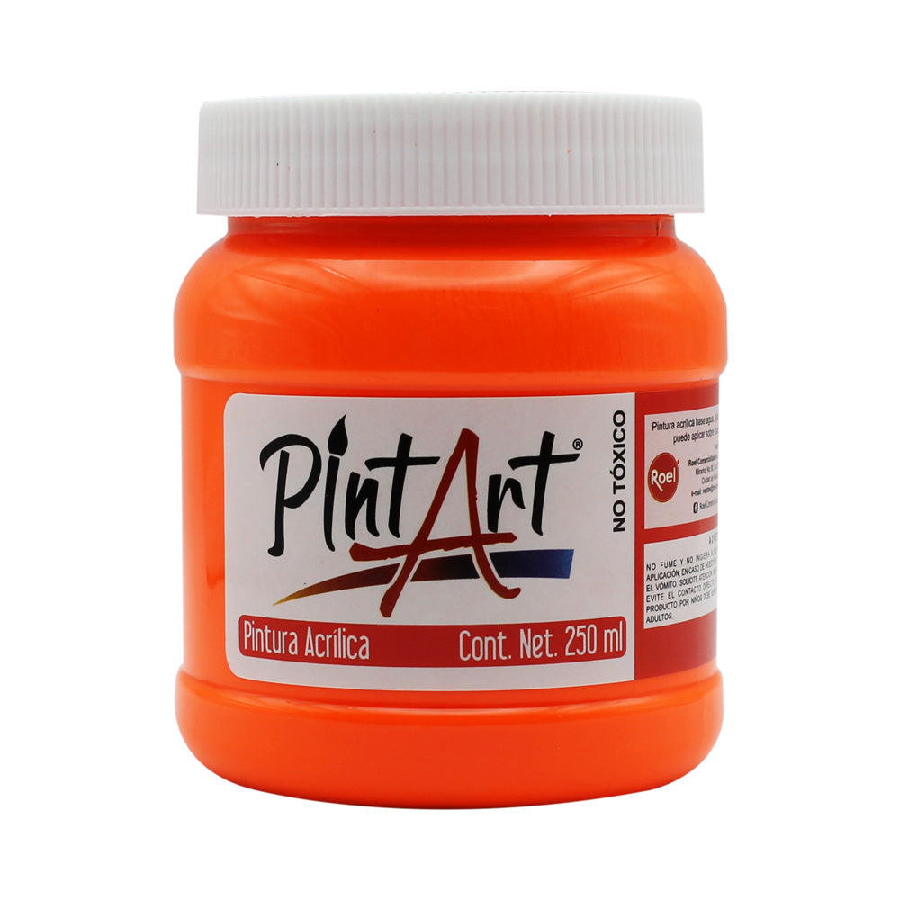 Pintura Acrílica Fluorescente PintArt Estudiante 250ml
