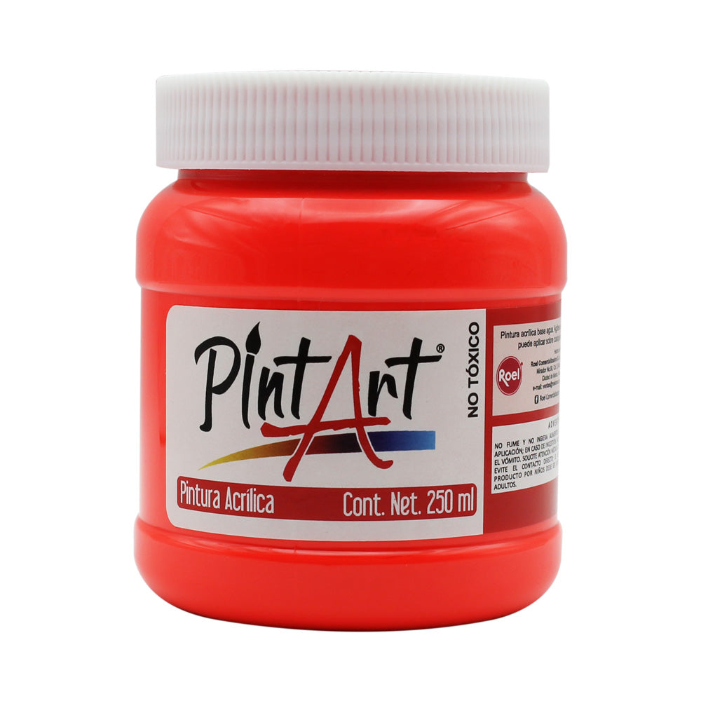 Pintura Acrílica Fluorescente PintArt Estudiante 250ml