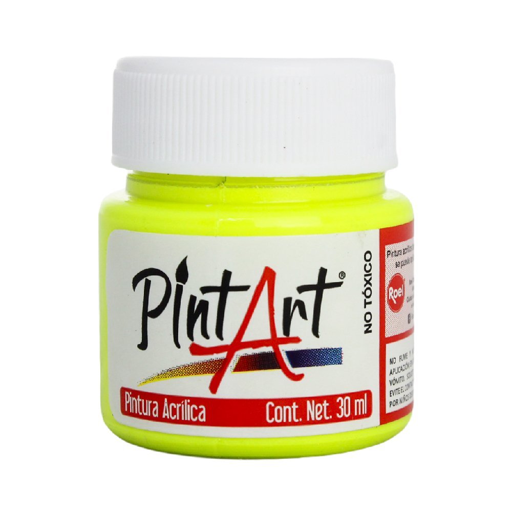 Pintura Acrílica Fluorescente PintArt Estudiante 30ml