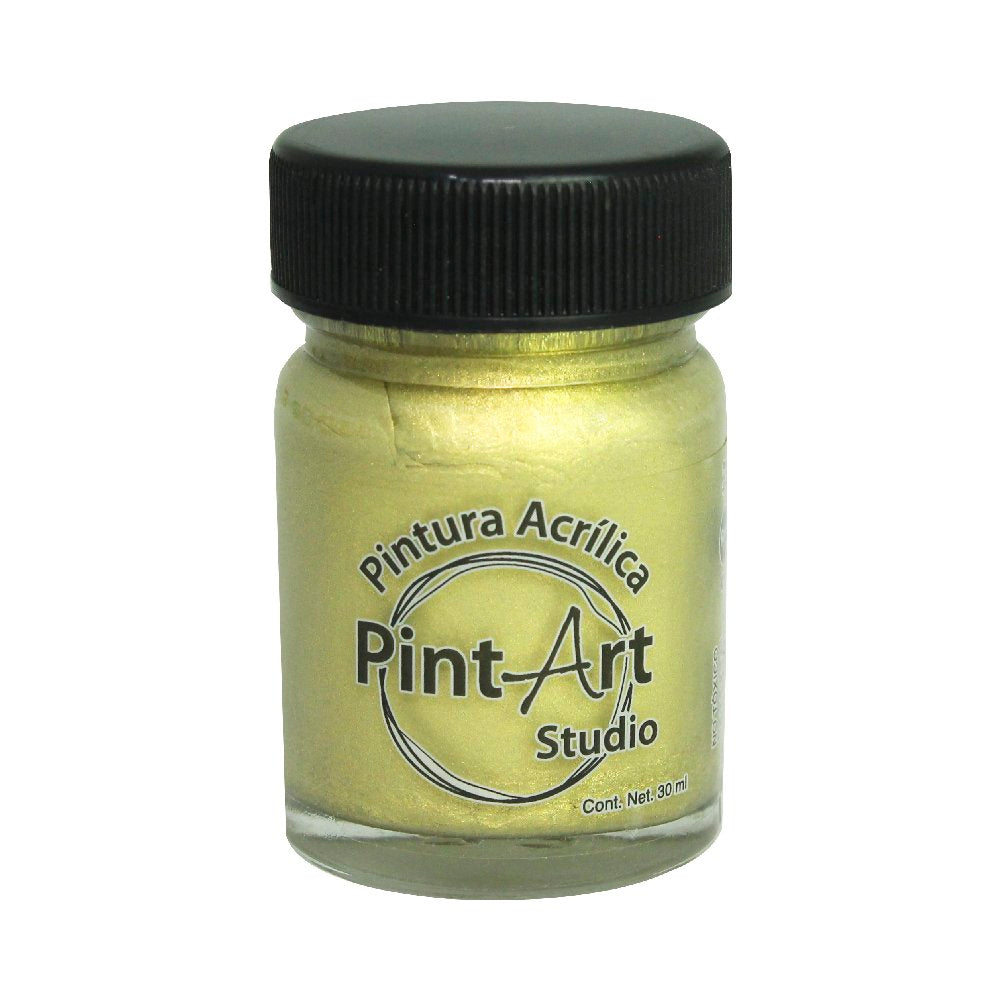 Pintura Acrílica Metálica Pintart Studio Vidrio 30ml