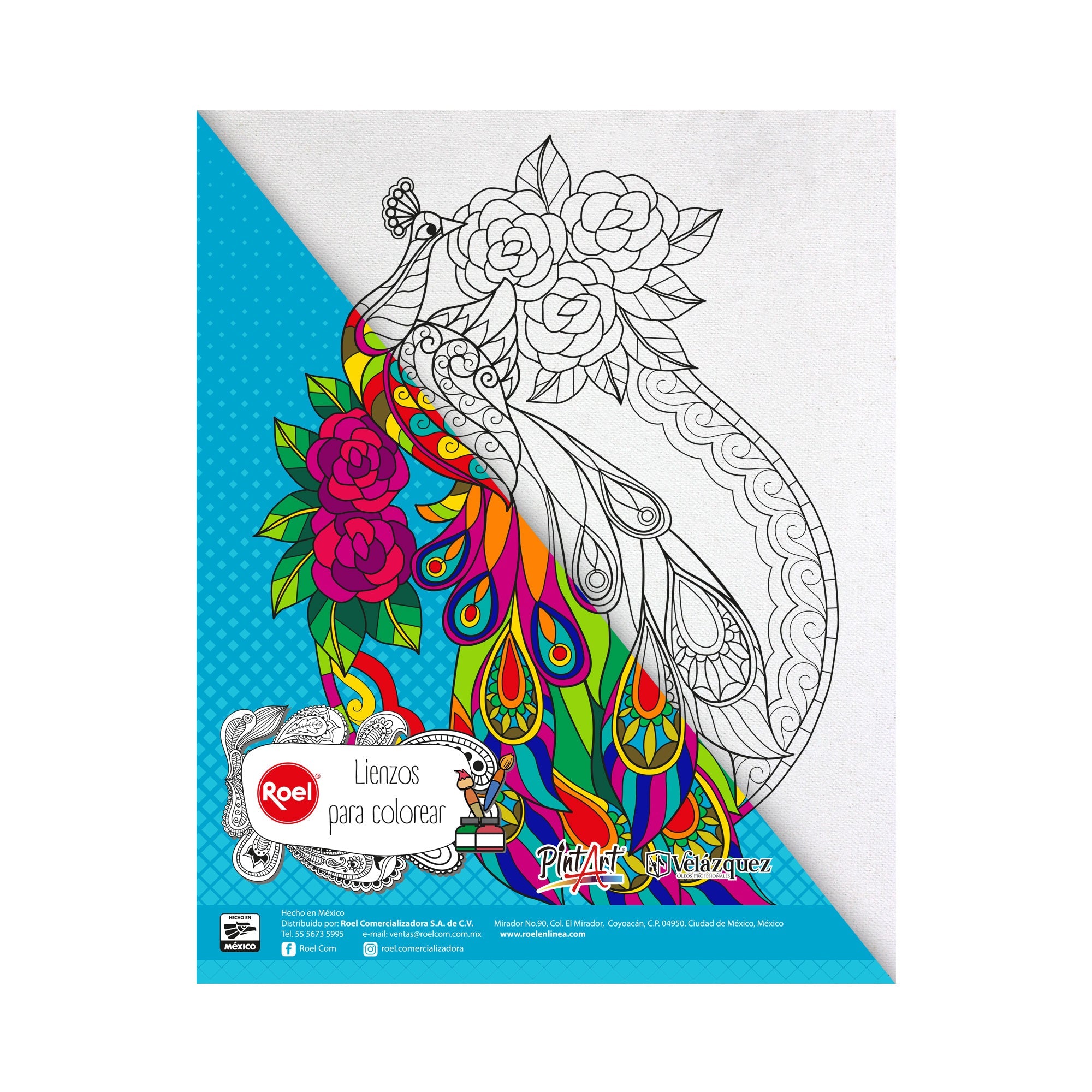 Lienzo Para Pintar Roel, (Cartón con Tela)