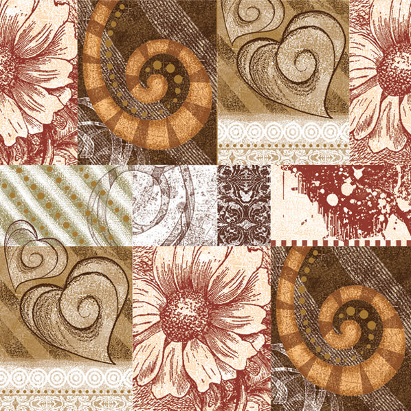 Servilleta Alemana Para Decoupage (Decorativa) Paquete con 20 Piezas