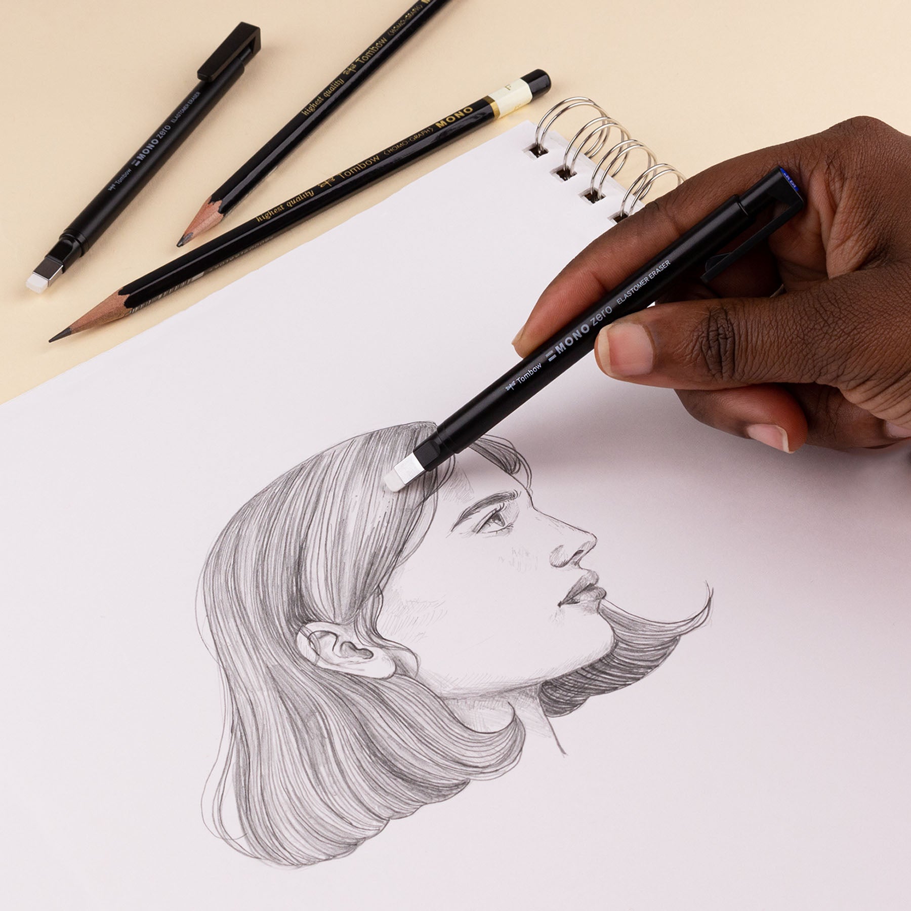 Portagomas de Precisión Rectangular MONO Zero 2.5 mm + 2 Recambios