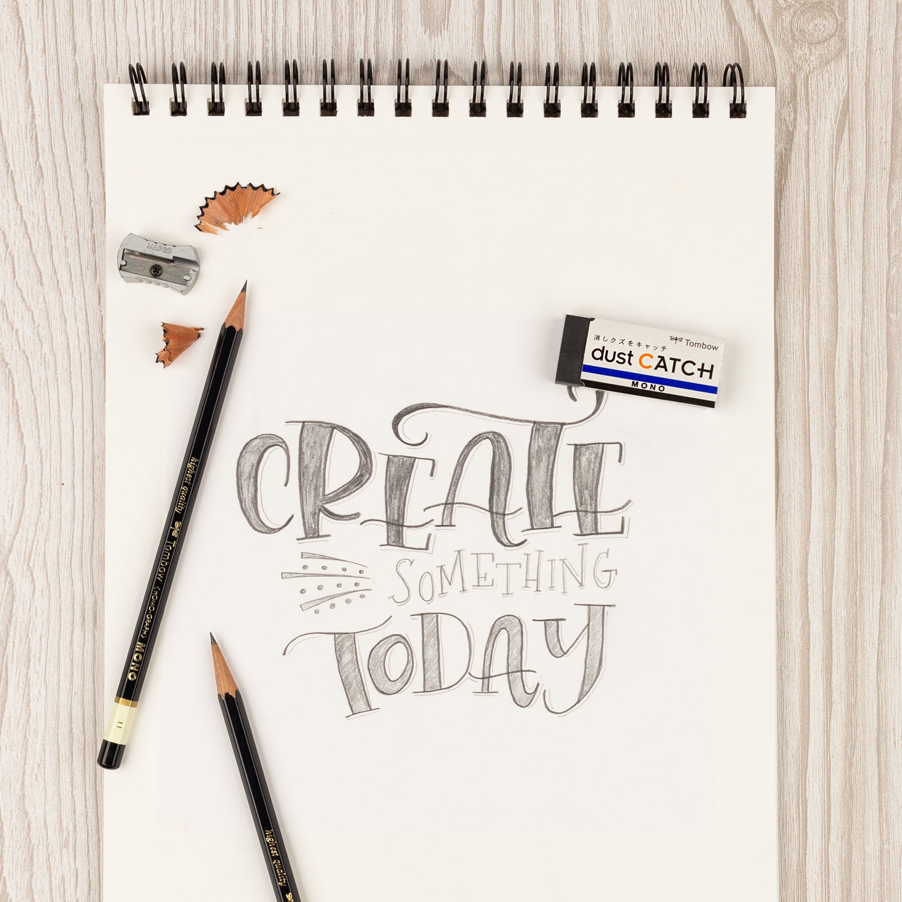 Goma de Borrar Negra Dust Catch – MONO