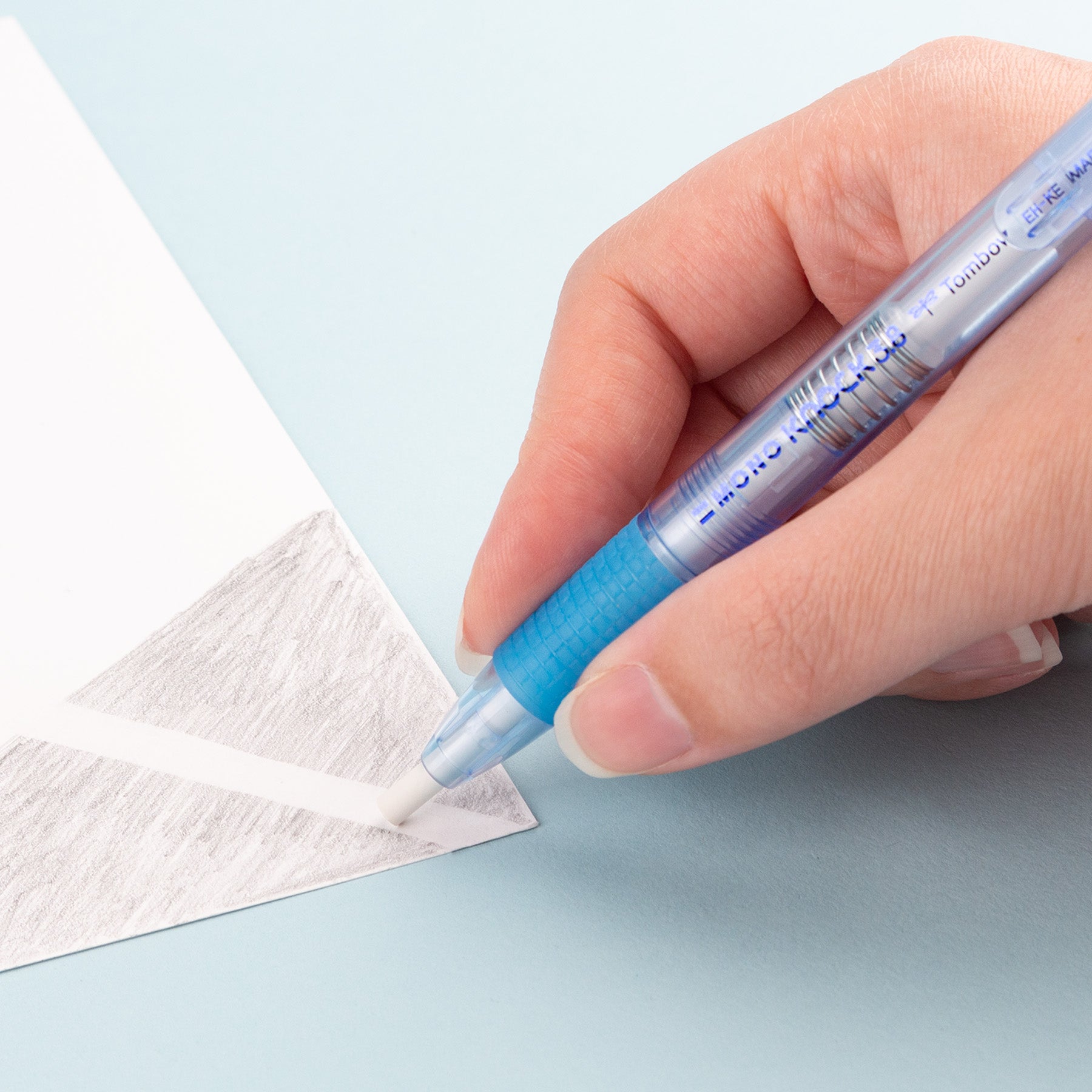 Borrador Retráctil MONO Knock Tombow 3.8mm - Tipo Bolígrafo con Clip