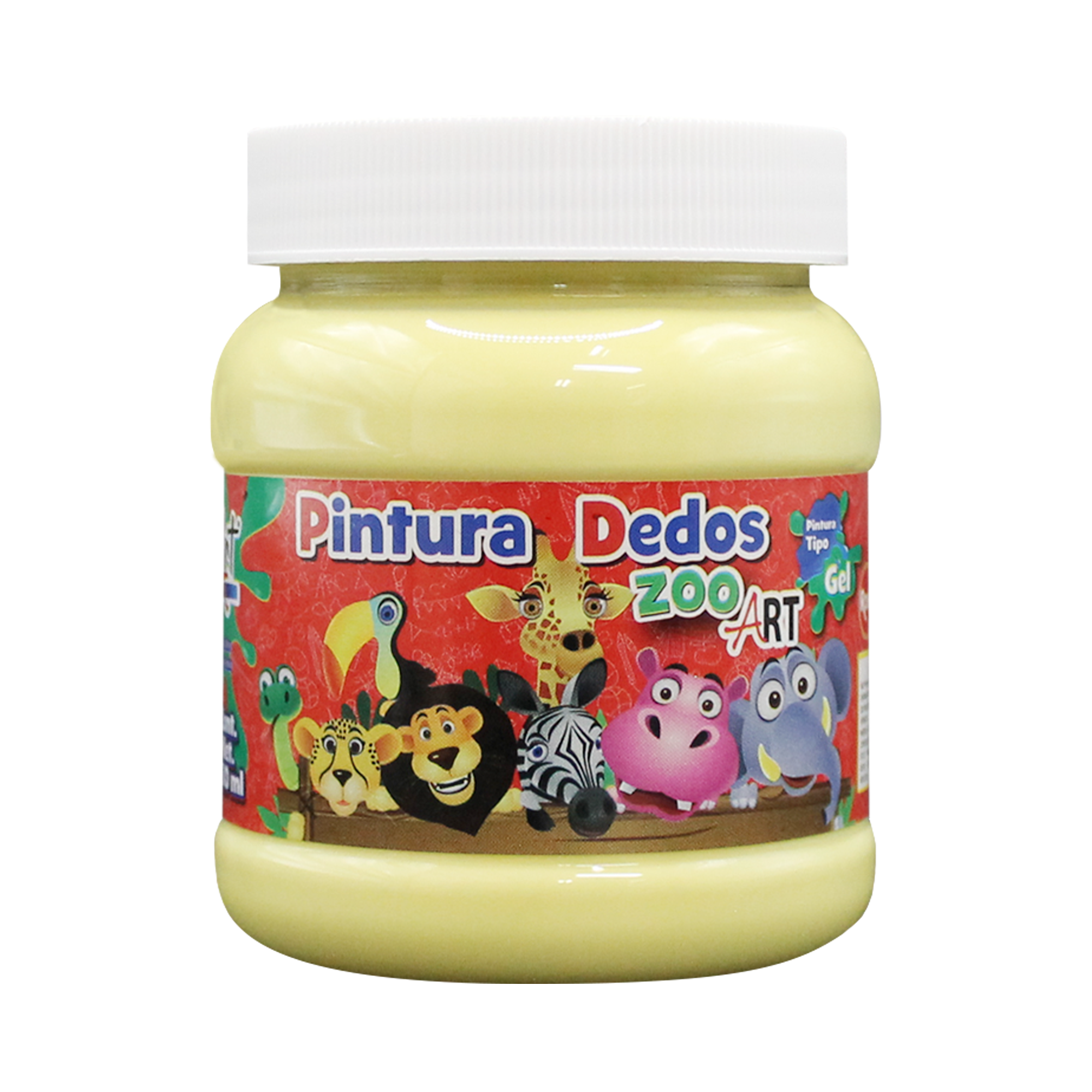 Pintura Para Dedos Colores Pastel 250ml "ZooArt"