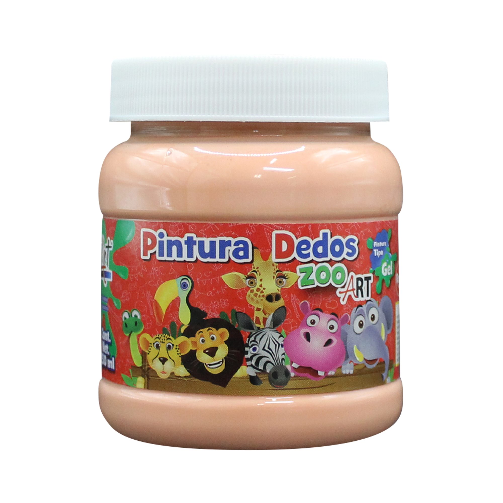 Pintura Para Dedos Colores Pastel 250ml "ZooArt"