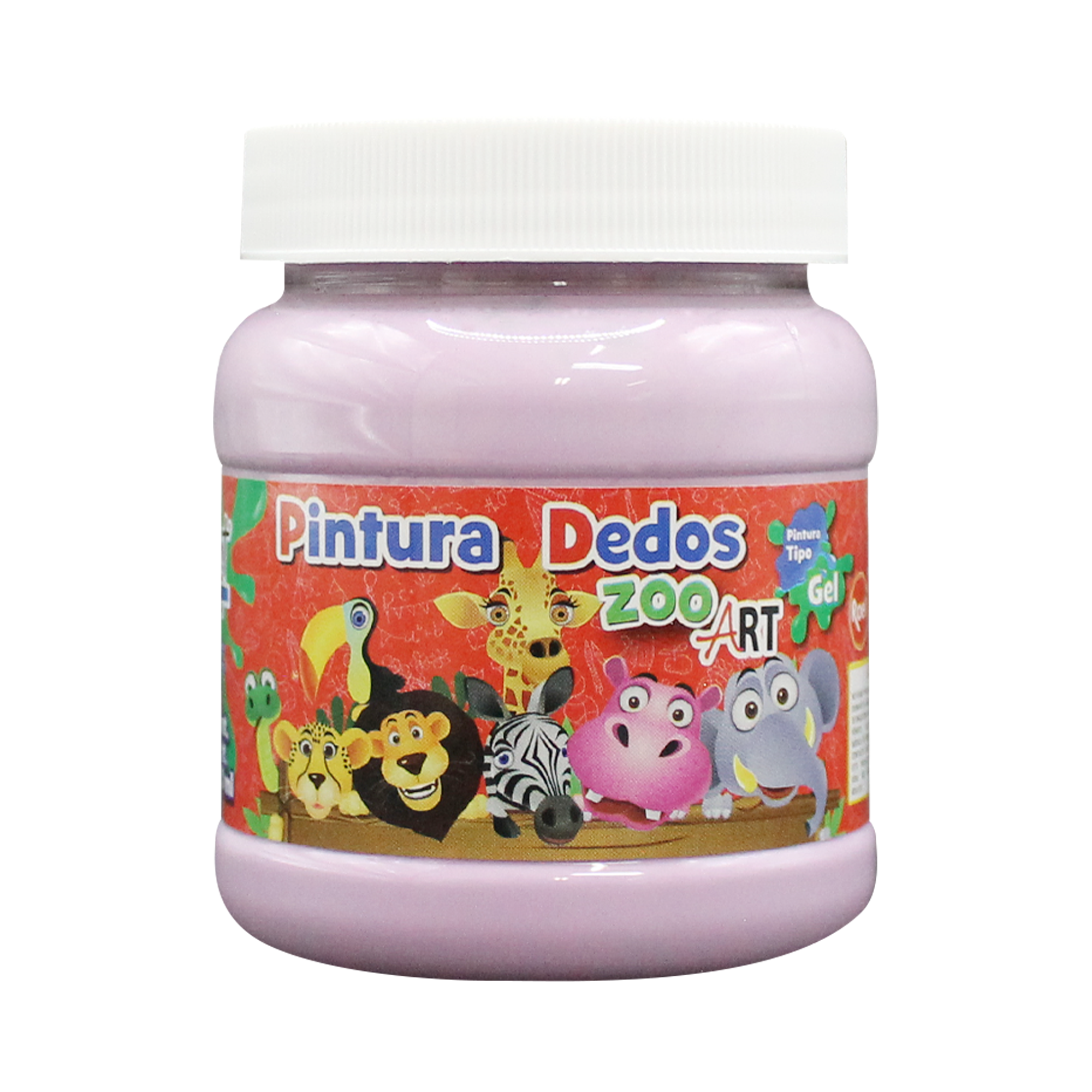 Pintura Para Dedos Colores Pastel 250ml "ZooArt"