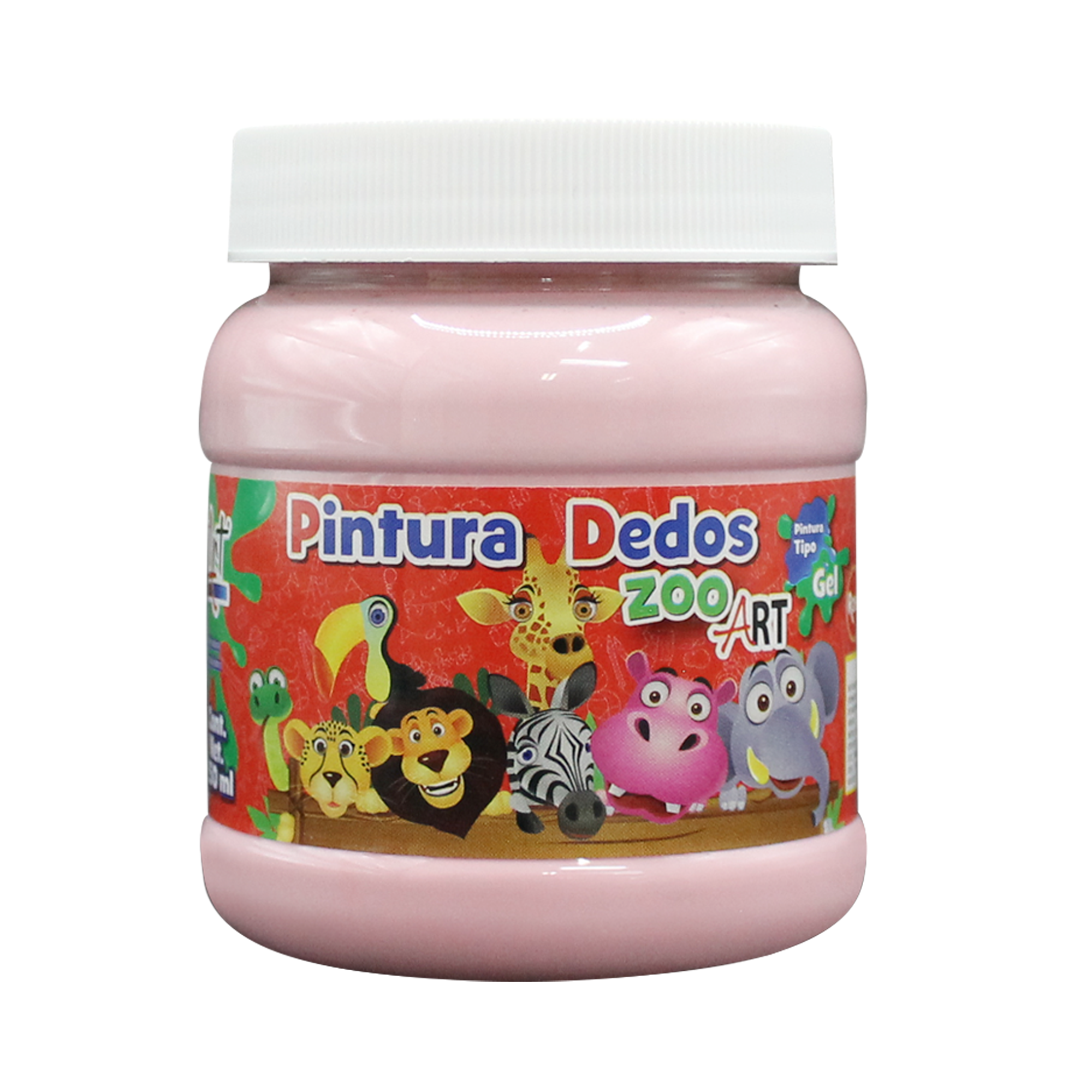 Pintura Para Dedos Colores Pastel 250ml "ZooArt"