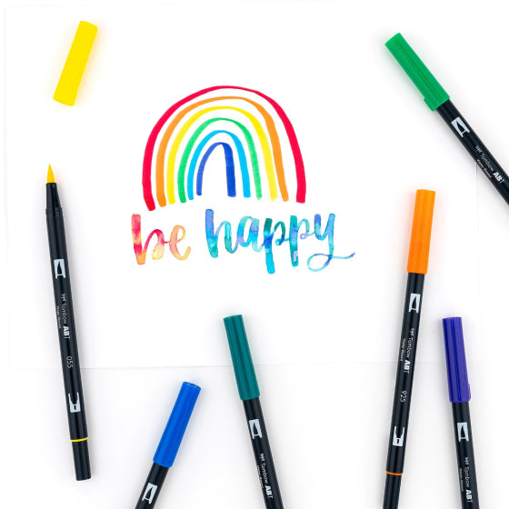 Set de Marcadores Dual Brush Colores Primarios con 10 piezas