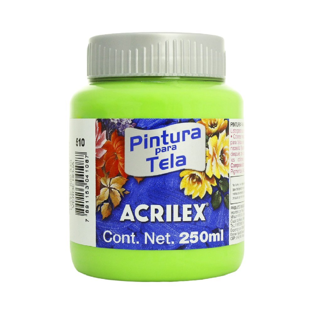Pintura para Tela Mate Verde Hoja - 250ml