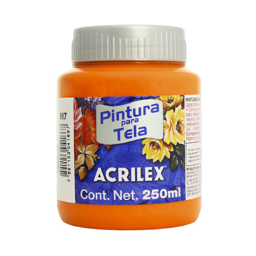 Pintura para Tela Mate Naranja - 250ml