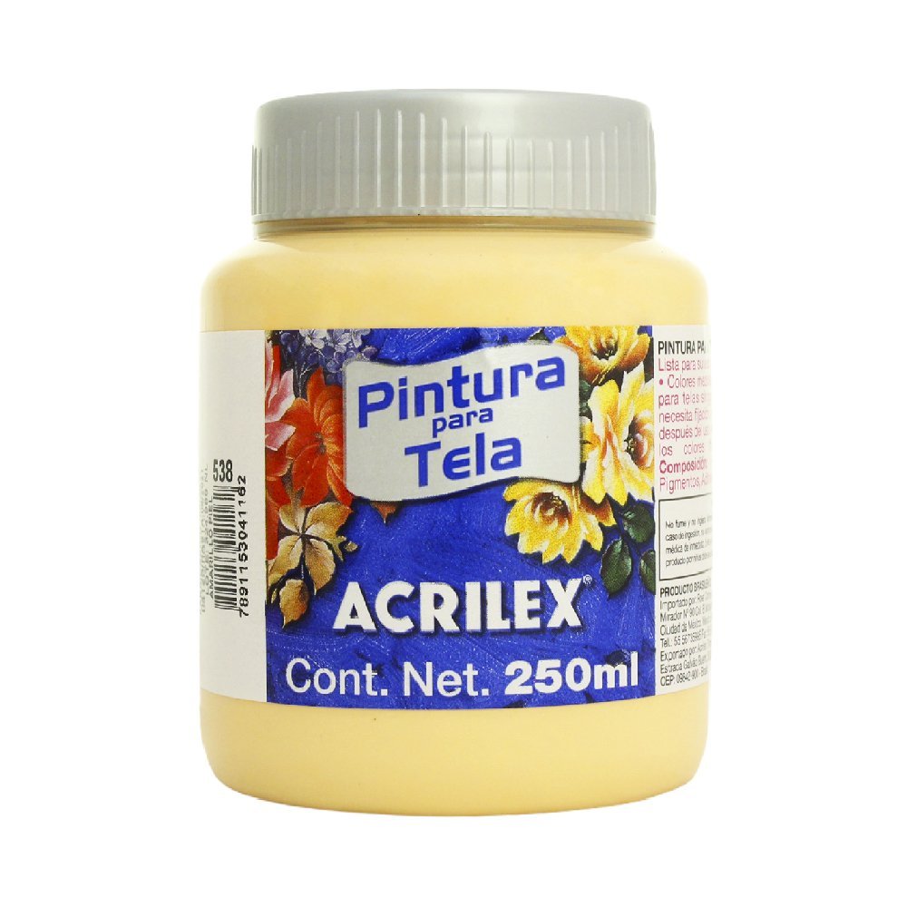 Pintura para Tela Mate Amarillo Durazno - 250ml