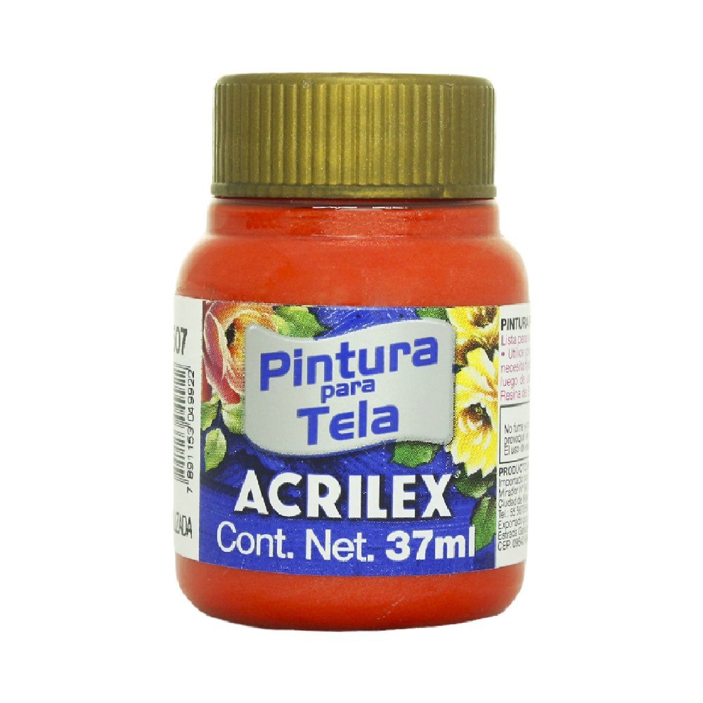 Pintura Metálica Para Tela Acrilex, 37ml