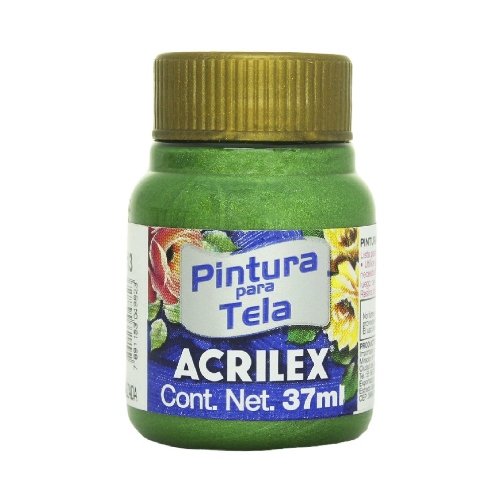 Pintura Metálica Para Tela Acrilex, 37ml