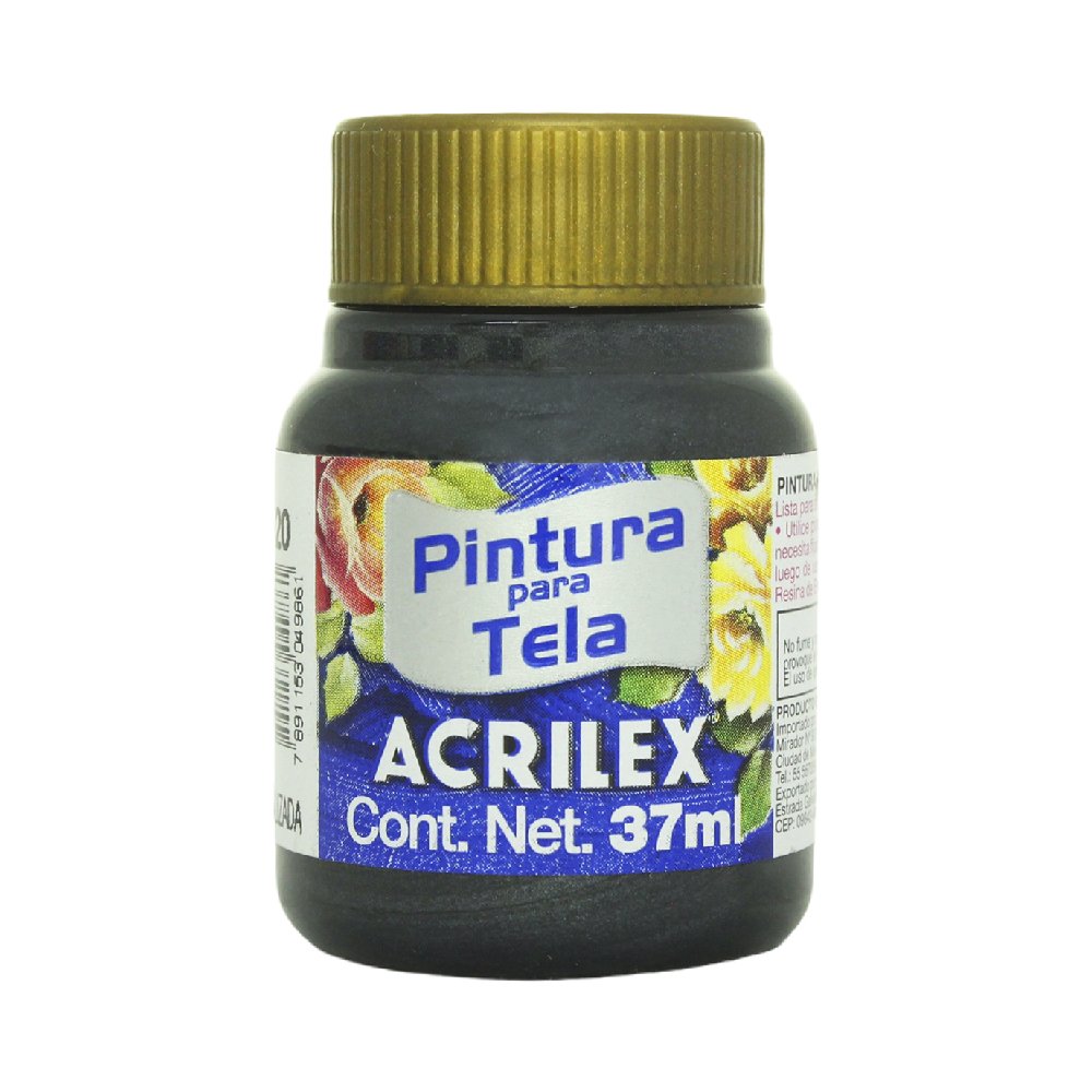 Pintura Metálica Para Tela Acrilex, 37ml