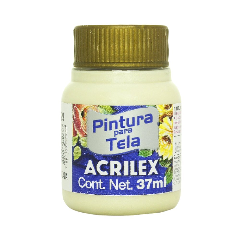 Pintura Metálica Para Tela Acrilex, 37ml