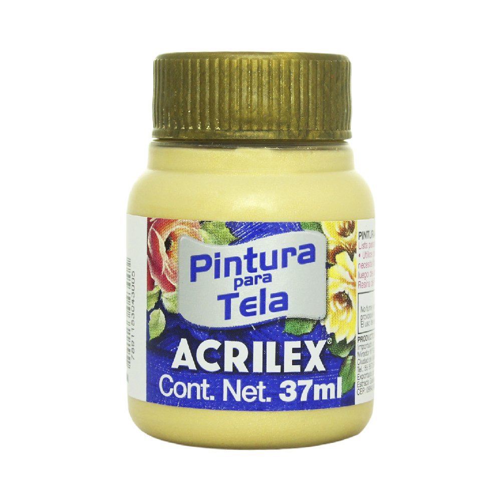 Pintura Metálica Para Tela Acrilex, 37ml