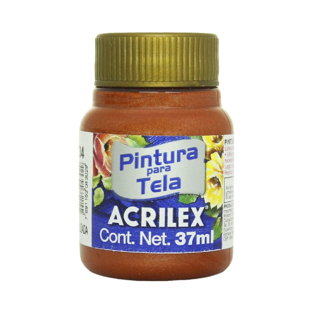 Pintura Metálica Para Tela Acrilex, 37ml
