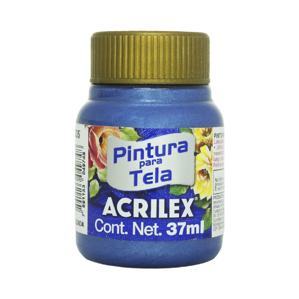 Pintura Metálica Para Tela Acrilex, 37ml