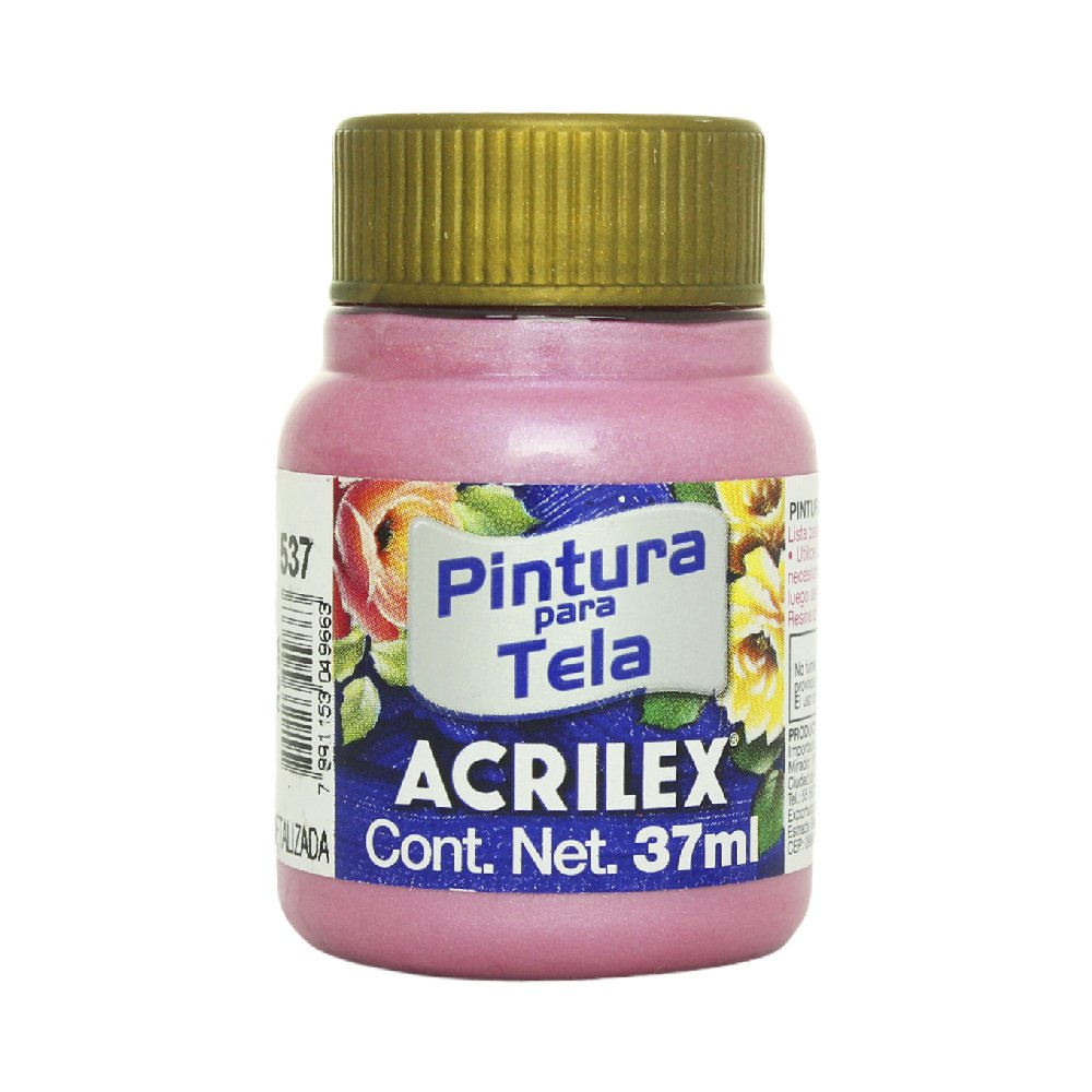 Pintura Metálica Para Tela Acrilex, 37ml