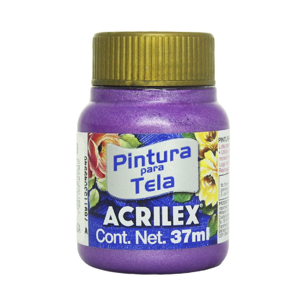 Pintura Metálica Para Tela Acrilex, 37ml