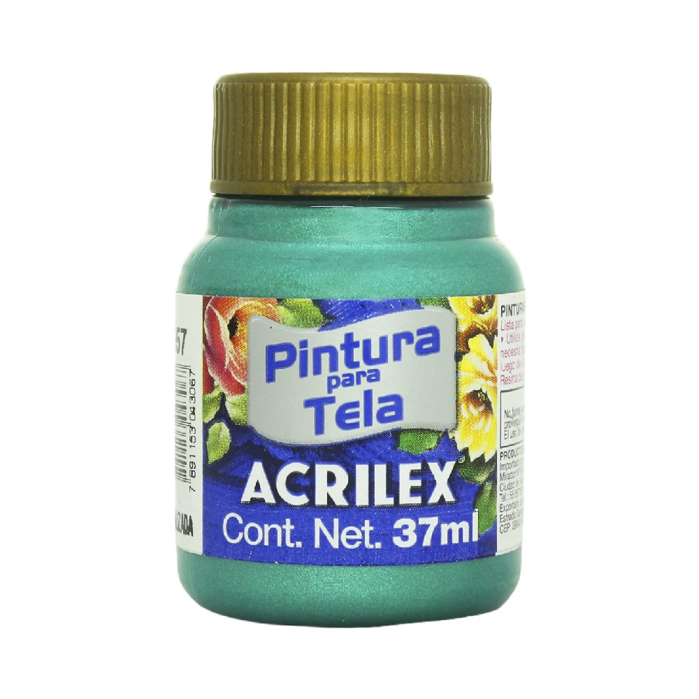 Pintura Metálica Para Tela Acrilex, 37ml
