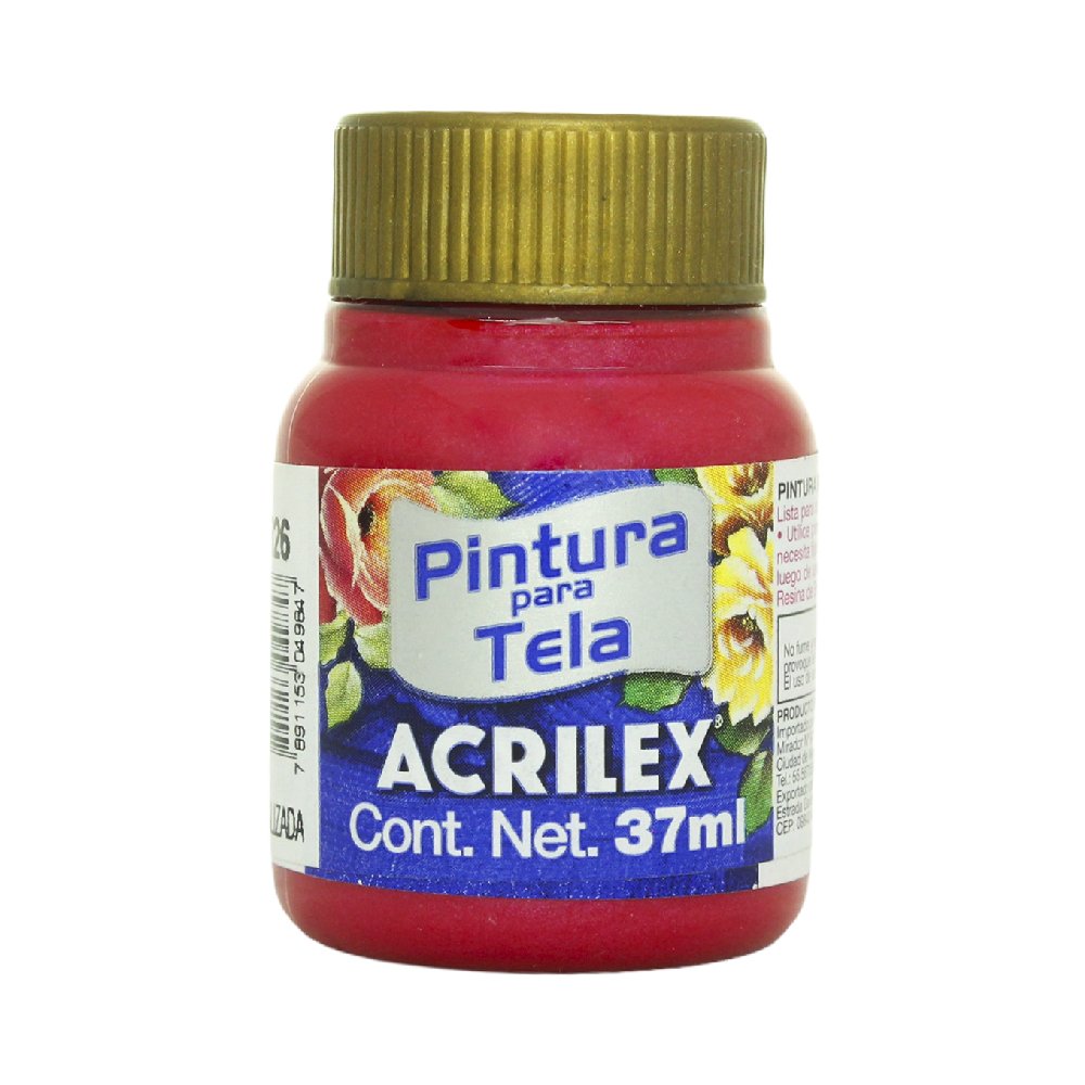 Pintura Metálica Para Tela Acrilex, 37ml