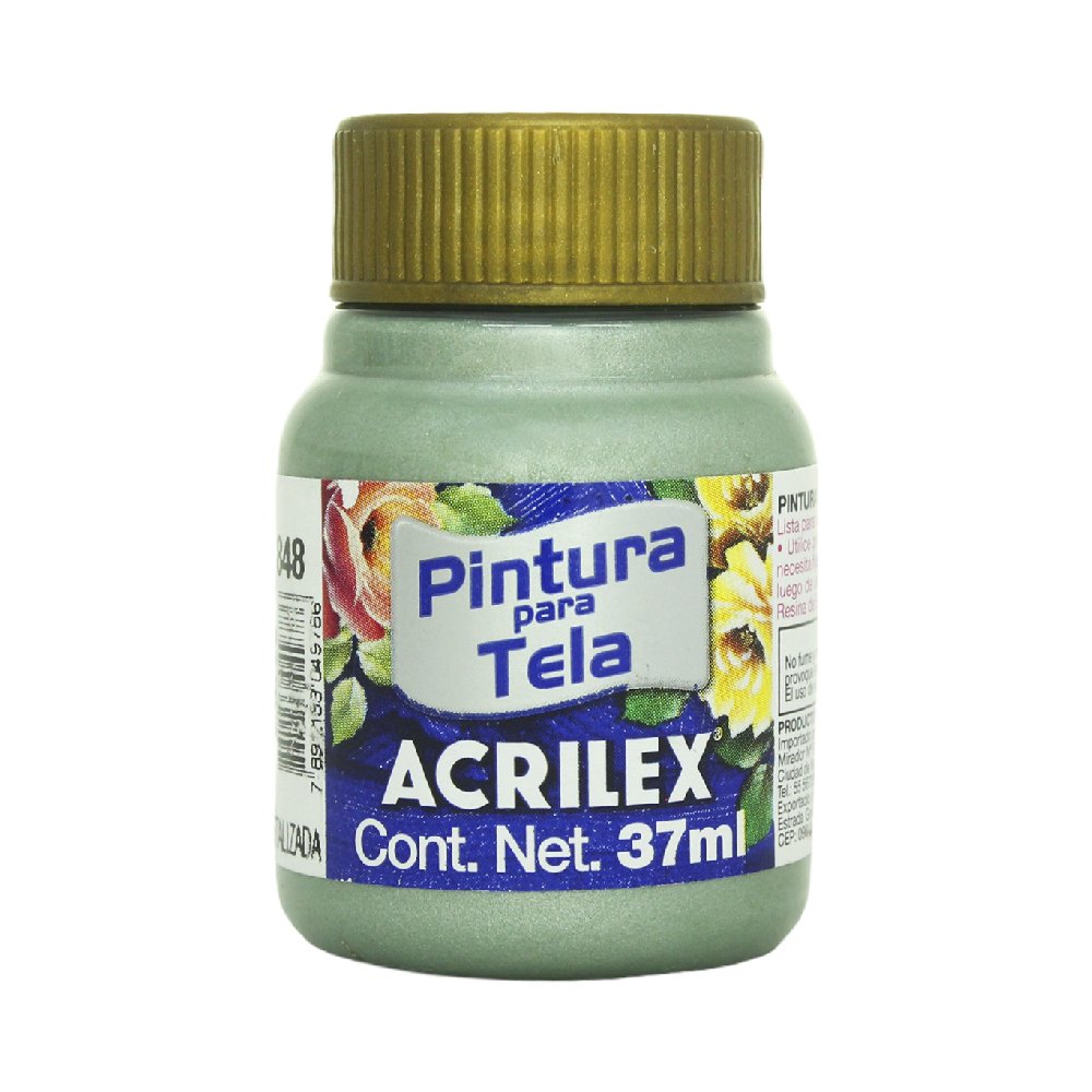 Pintura Metálica Para Tela Acrilex, 37ml
