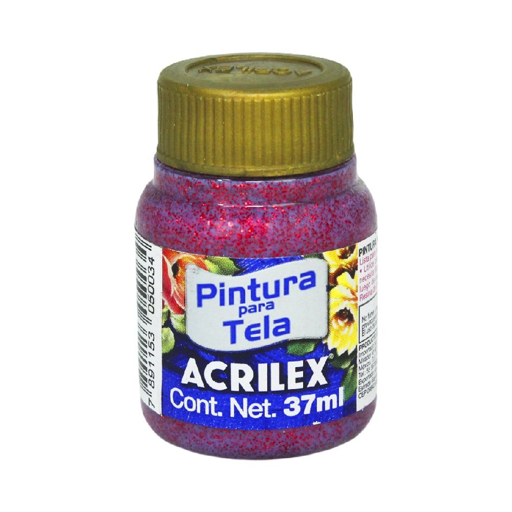 Pintura Para Tela Glitter Acrilex 37ml