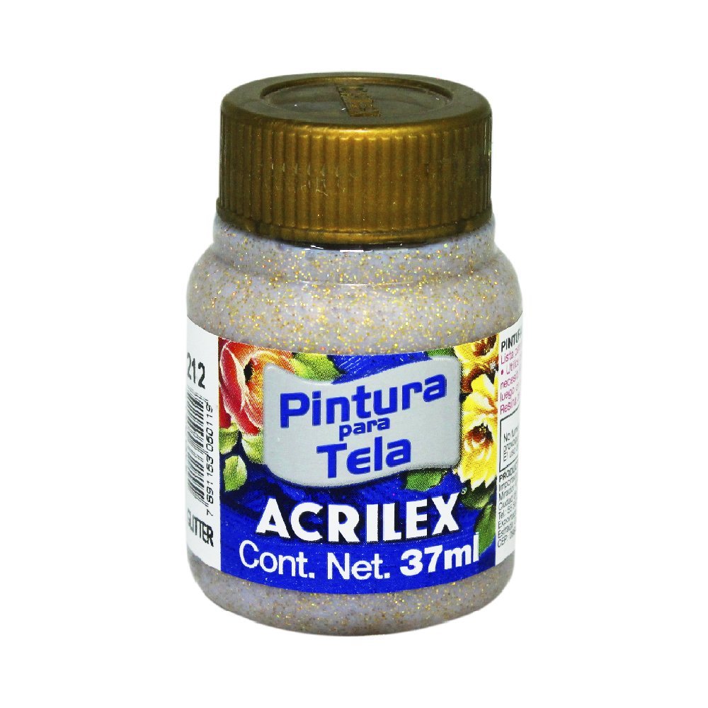 Pintura Para Tela Glitter Acrilex 37ml