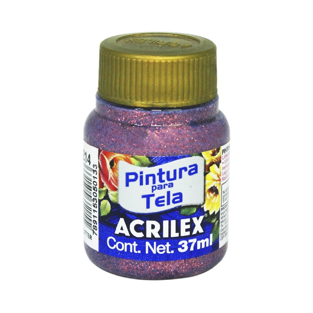 Pintura Para Tela Glitter Acrilex 37ml