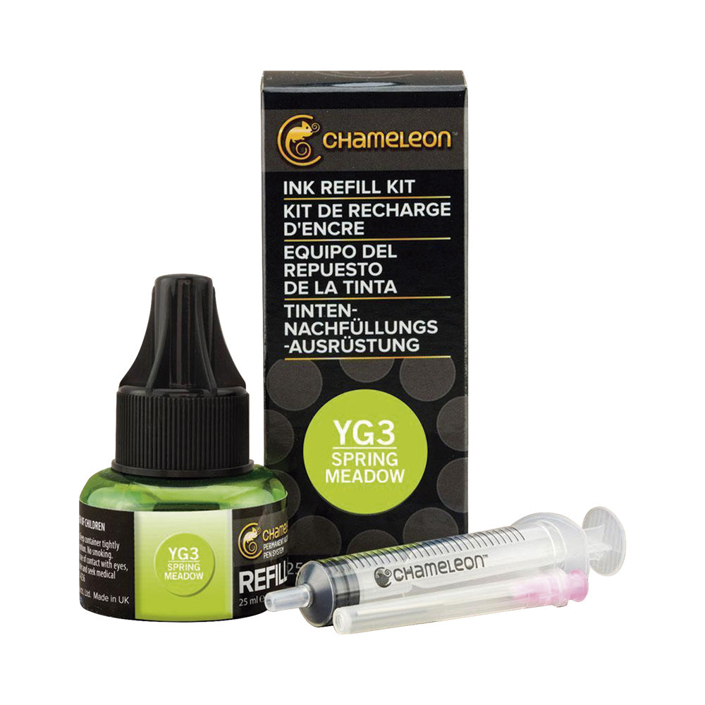 Tinta de Recambio 25 ml para Rotuladores Chameleon | Base Alcohol