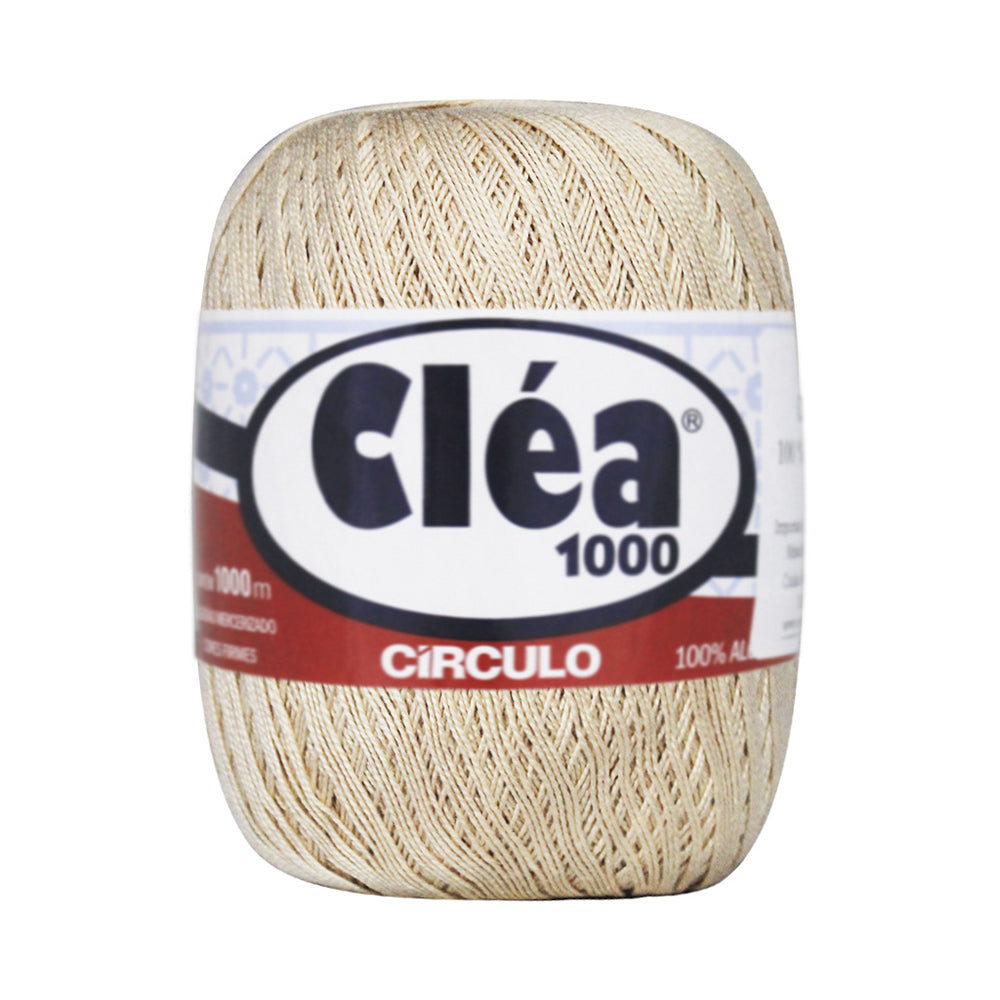 Hilo Clea 1000 Circulo 151g Color Café 7684