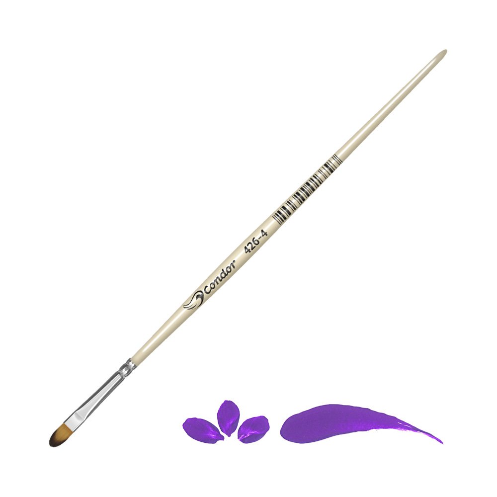 Pincel Pelo Sintético Konex Condor Serie 426 No. 4
