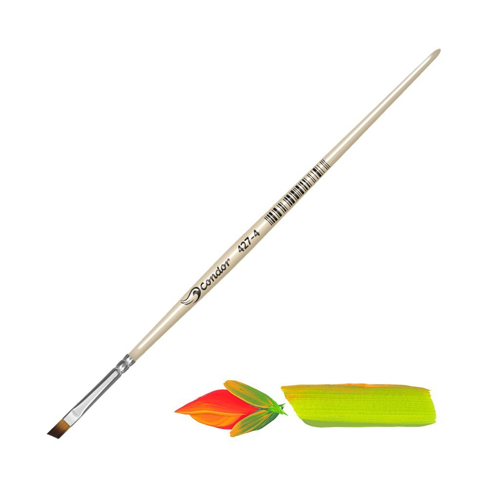 Pincel Pelo Sintético Konex Condor Serie 427 No. 4