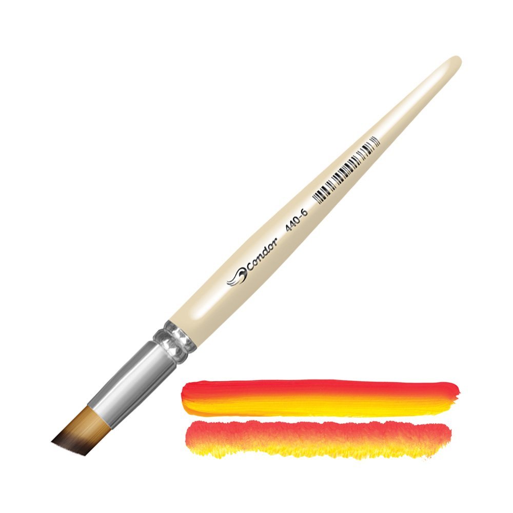 Pincel Angular Redondo Condor Serie 440 No. 6