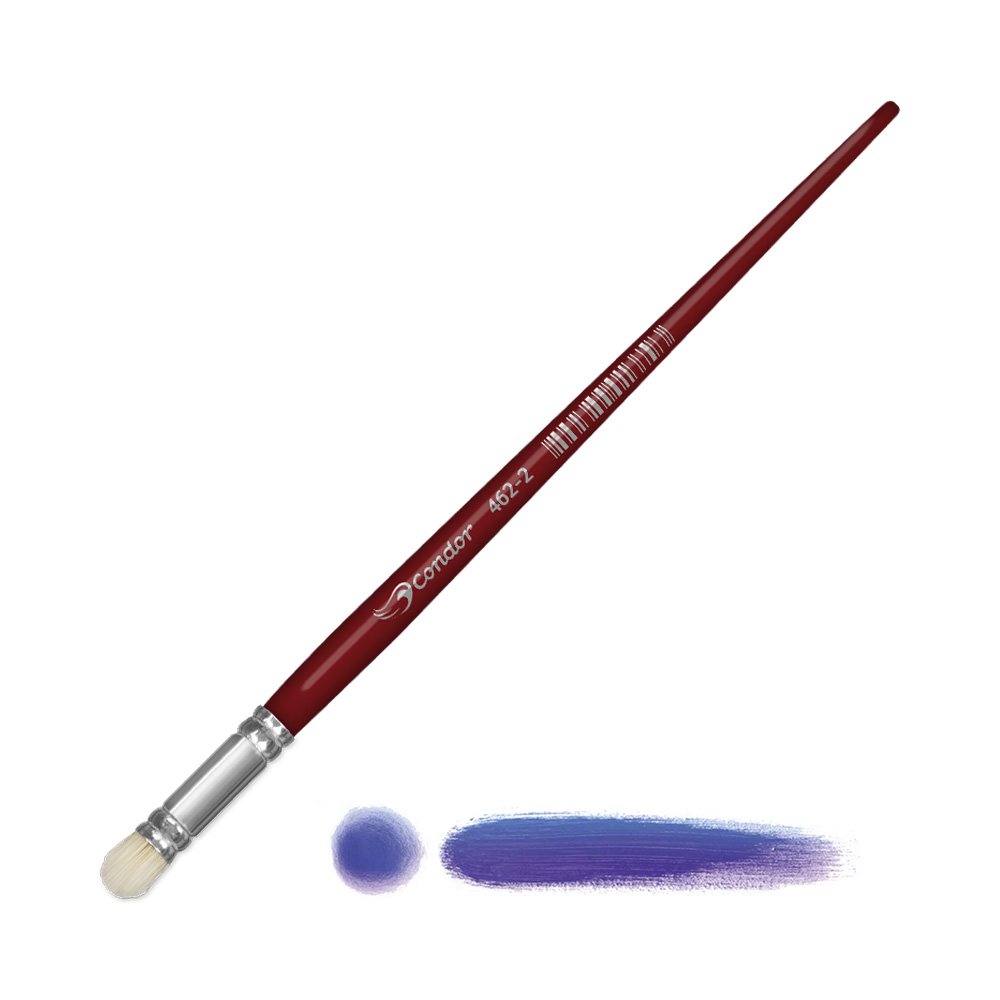 Pincel Cerda Blanca Condor para Estampar Serie 462 No. 2